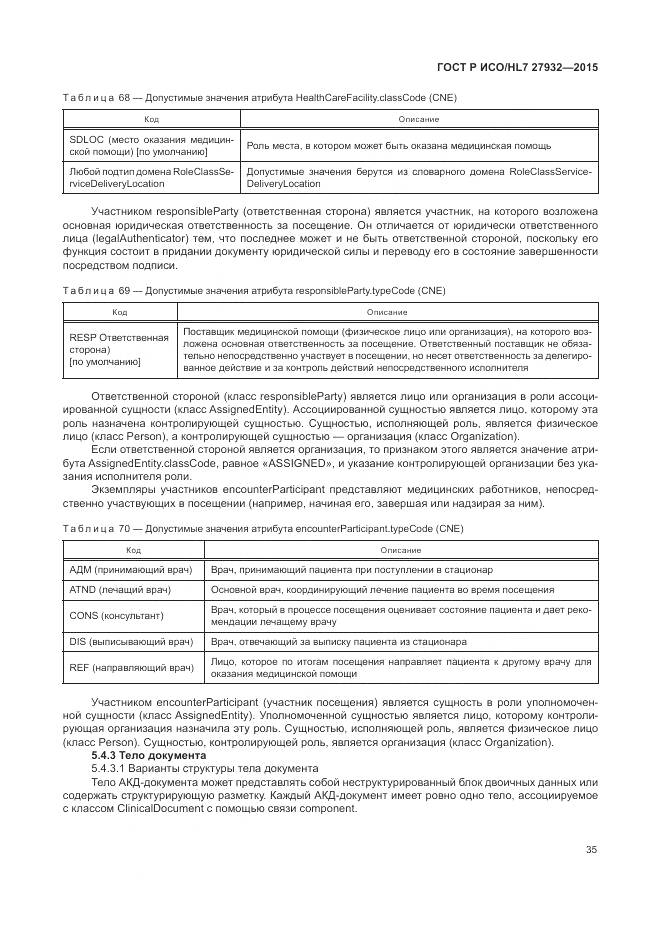 ГОСТ Р ИСО/HL 7 27932-2015, страница 39